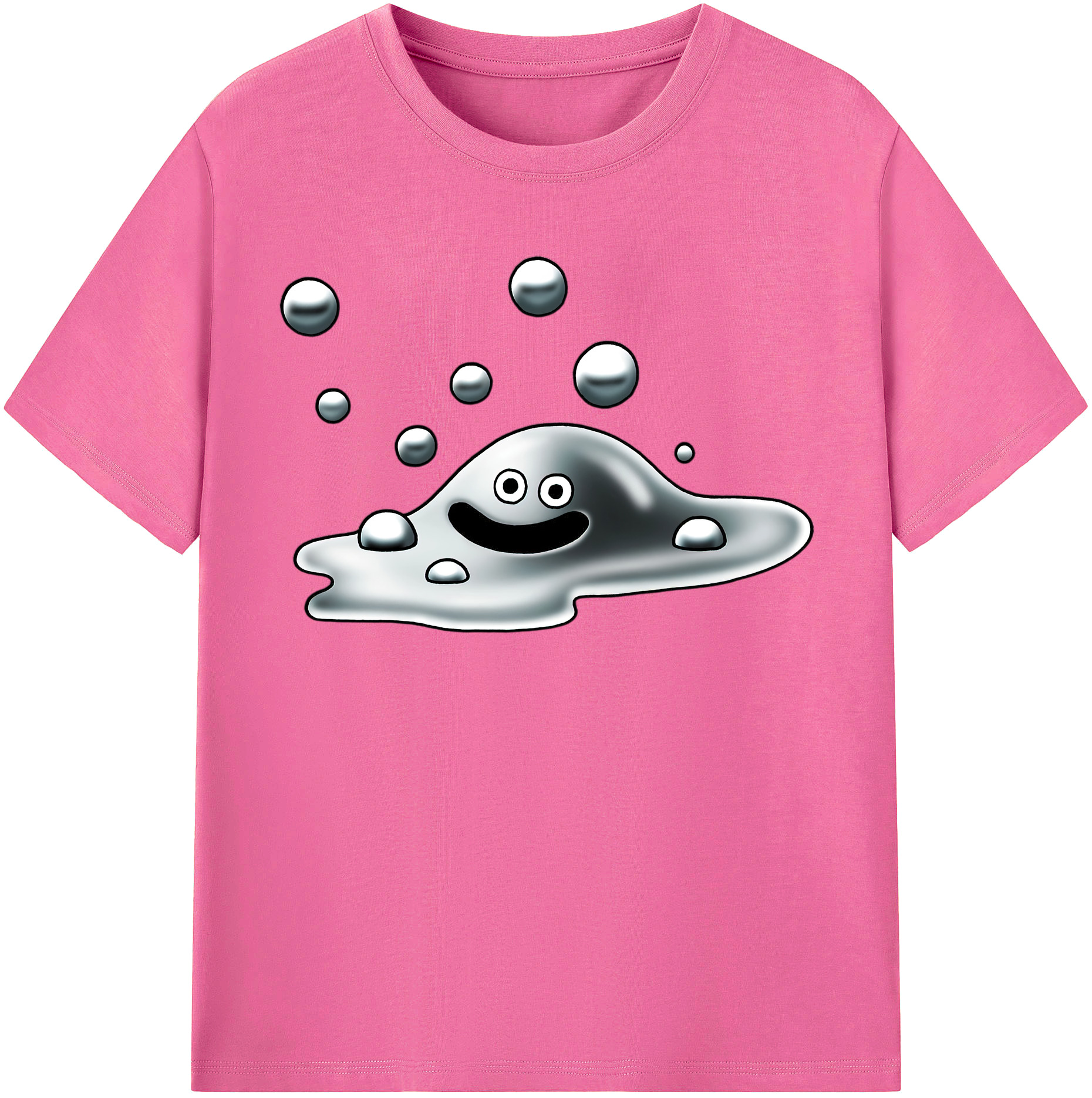 （画像用） ドラゴンクエスト Doragon Kuesuto Dragon Quest レディースカジュアルプリントTシャツ（綿100％）